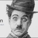 찰리 채플린 그리기 Drawing Charles Chaplin : A Step-by-Step Tutorial from Scratch. 이미지