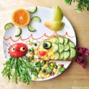 캐릭터 푸드아트 이미지