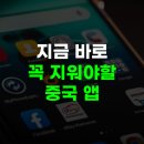 꼭 지워야 할 중국 앱 이미지