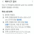 건강검진 시 초음파 후 복부 ct 권해서 찍었는데요 이미지