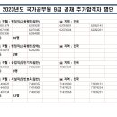 2023년도 국가공무원 9급 공개경쟁채용시험 추가합격자 명단 발표 및 채용후보자 등록 안내 이미지