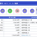 675회 일본로또 목요일 결과 이미지