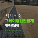 도담중학교 | 장마가 끝? 국지성 폭우 대비 배수로에 그레이팅안전덮개. 김포 나비 초등학교 시공