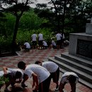 서울고등학교 교정의 6.25전쟁 참전기념비 이미지