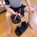 한손ATP | 무게조절덤벨, 멜킨스포츠 아령 사용해서 근력강화 헬스로 홈트!