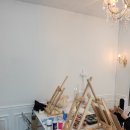 백드롭 감성 페인팅 (7월) | 야탑 백드롭페인팅 그림꽃집 미술공방, 분당 원데이클래스 후기