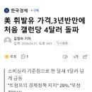美 휘발유 가격,3년반만에 처음 갤런당 4달러 돌파 이미지