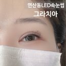 연산동속눈썹연장 그라치아 LED속눈썹 후기