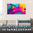 좁은 거실의 혁명! 큐빅스 무빙큐빅스 화이트에디션 81cm QLED 스마트TV X2 셋트 실사용기
