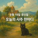 8월 19일 경신일 운세 이미지