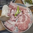 수원 호매실 맛집 [고기정] 두툼한 숯불 돼지고기를 먹을 수 있는 곳! 내돈내산 솔직후기