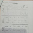 농취증 및 농업경영계획서 이미지