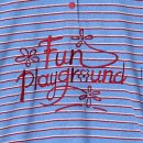 블루컬러 | 코코코모 [ADULT] 테리 그라운드 자수 맨투맨 블루 컬러 착용 후기