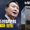 [미디어비평] 갈팡질팡 조선일보의 윤석열 딜레마 보도 이미지