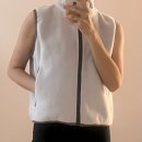 베스트샷 | 셀리앤리옹 플리스베스트 웜스커트 착용샷 가격대비 솔직후기