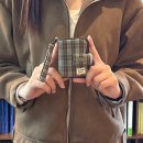 그린팟 | [공지] 핀터 감성 모리걸룩 필수템- 모카 그린 지퍼 카드 지갑 (볼팥팟 핸드메이드)