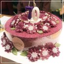 김포 떡케이크 아버님 칠순잔치 때 인기짱이었어요