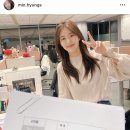 김민형 아나운서 인스타 이미지