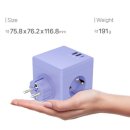 이쁜 디자인 큐브 멀티탭 추천 티메코 SF코팅 큐브 디자인 멀티탭 고용량 USB C타입 콘센트형 후기