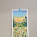 소묘와 오일파스텔 이미지