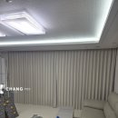 옥길호반베르디움 | 명가창부천점 옥길호반베르디움 송도호반써밋오피스텔...베르힐 전동커튼 아이보리커튼 거실커튼 시공후기