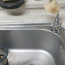 창원시 신촌 동원로얄듀크 아파트 물새는 싱크대 배수구 스텐전용배수구로 교체
