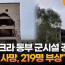 러, 우크라 동부 군시설 공습…"51명 사망, 219명 부상" 이미지