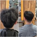 여의도 미용실 어헤드헤어, 남자 악성곱슬 시스루댄디컷 셰도우펌 후기 (ft.호근실장님)