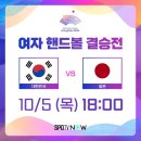 [AG] 잠시후 6시 여자 핸드볼 결승전 이미지