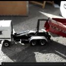 Big rig for heavy hauls steerable axles installed 이미지