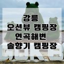연곡해변관광지 | 강릉 오션뷰 캠핑장, 연곡해변 솔향기 캠핑장