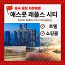 (주)조렌트카 | [중국 충칭] 애스콧 래플스시티 호텔 및 쇼핑몰 객실 컨디션 및 수영장 위치 이용후기