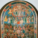 하늘에서 여왕관을 받으신 동정녀(The Coronation of the Virgin Mary in Heaven, 1490) : 코시모 이미지