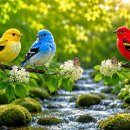 Relaxing Piano &amp; Bird Sounds 🐦 Peaceful Nature Music for Deep Sleep, Medi 이미지