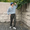 30대 남자 가을 바지 추천, 예일 치노 팬츠 프레피룩 코디, 체크 셔츠 코디