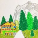 파스텔일러스트 이미지