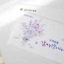 수채화 캘리그라피 | 강원지방우정청x늘봄 [감사카드] 소량 주문제작