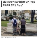 태국 왕궁에서... 중국 관광객 이미지