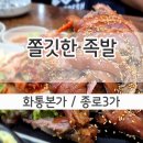 홍어본가 | 종로3가족발 화통본가 잡내 없는 쫄깃 족발 후기