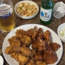 해피통닭 | 서면역맛집 해피통닭 매운후라이드 반반 바사삭 치킨 후기