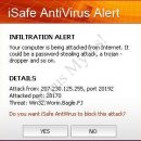 가짜 백신 ISafe Antivirus 이미지