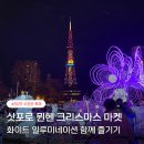도구머리공원1-21 | 2025 삿포로 오도리 공원 뮌헨 크리스마스 마켓 화이트 일루미네이션 시간 위치 기간