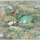 백석폭포 앞 이미지