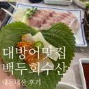 세종수산 | 세종 대방어 맛집 고운동 백두회수산 내돈내산 후기