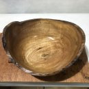 푸조(검팽)나무 Natural Bowl - 갈이. 목선반공예 이미지