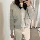 리에뜨 로드 후드 니트 집업 착샷 도매택 후기 + 164cm