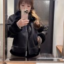 블랙 | 가성비 아우터 추천, 스파오 무스탕 블랙 후기(직잭 블프 세일)