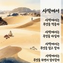 권병대 목사 시 "사막에서" 이미지