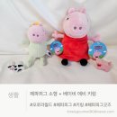 KC인증 오로라 월드 페파피그 정품 애착인형 추천 베이직 플러시 소형 + 베이비 에비 키링 솔직 후기