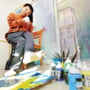 유화로 그리는 아름다운 풍경 이미지